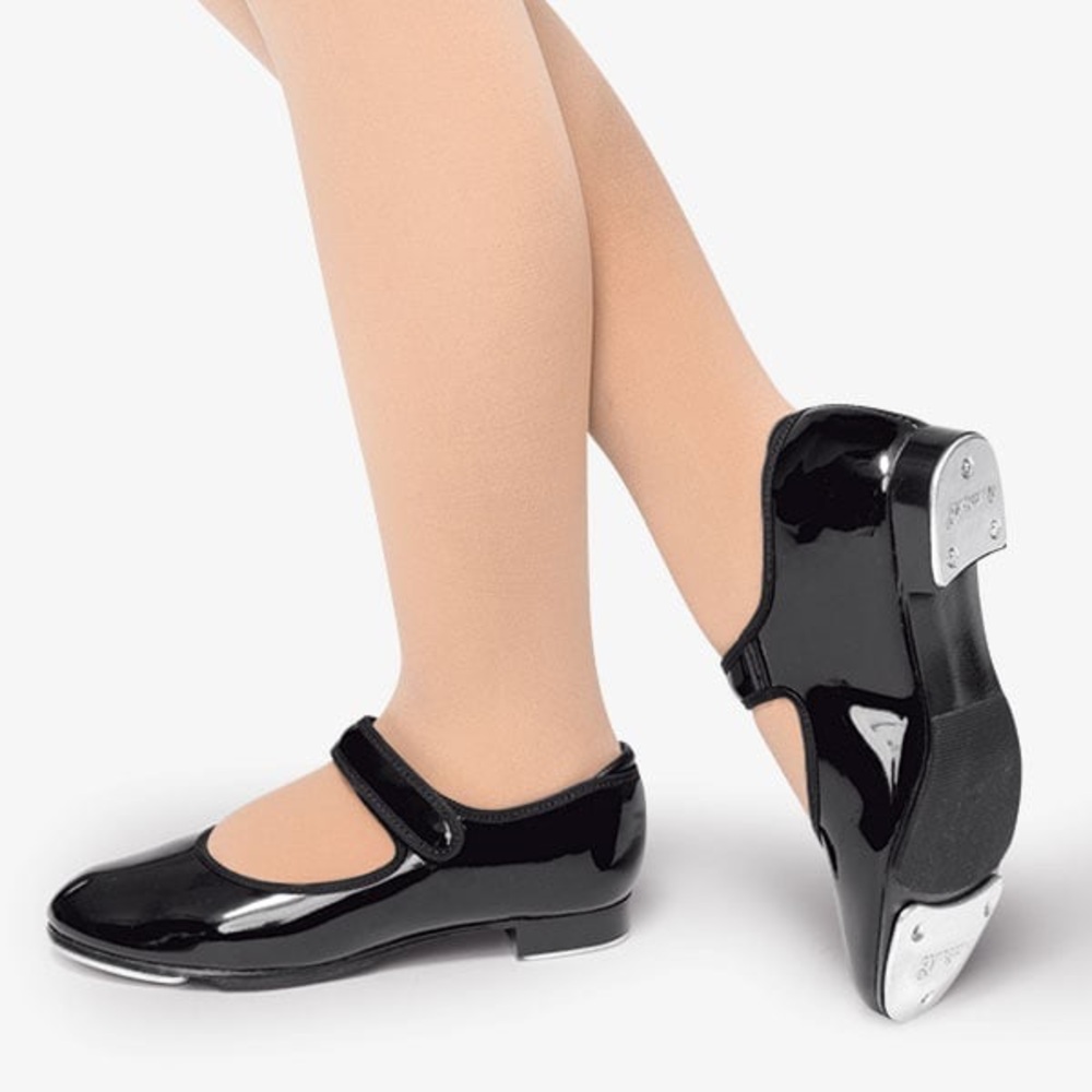 Classic Black Kids Dress Shoes